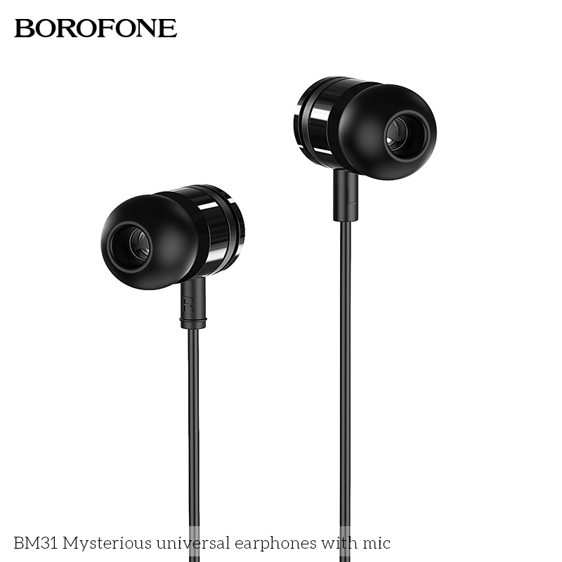BOROFONE BM31 Mysterious wired earphones with mic NZ 3